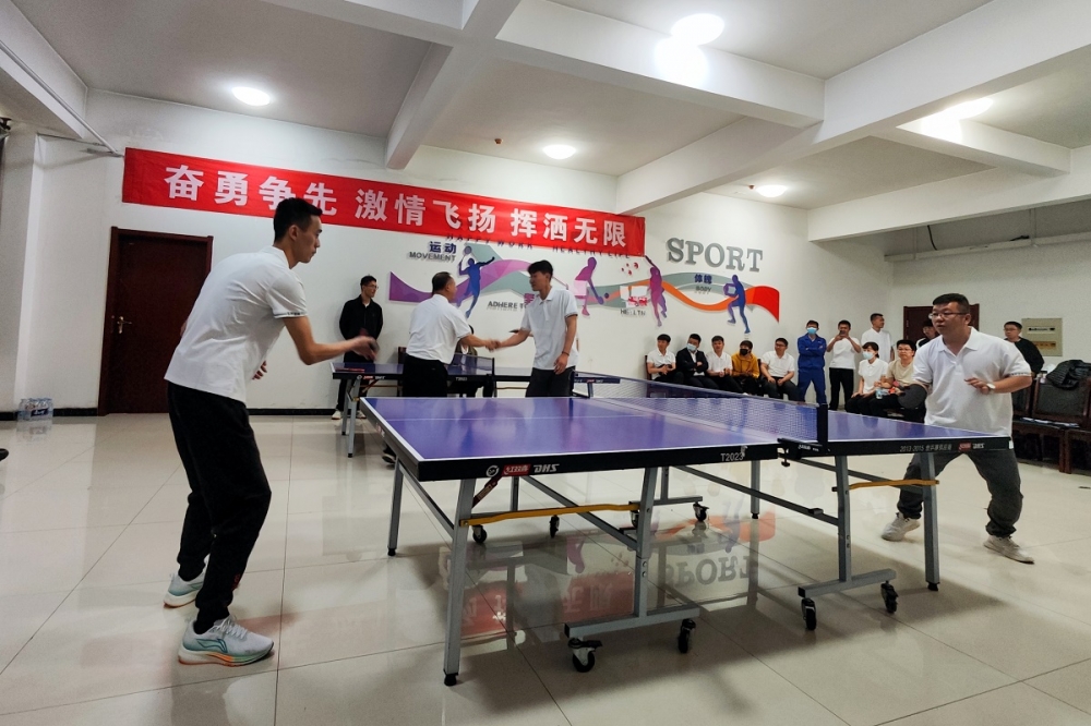金沙990登录入口集团2022年“庆五一·迎五四”体育活动之乒乓球比赛